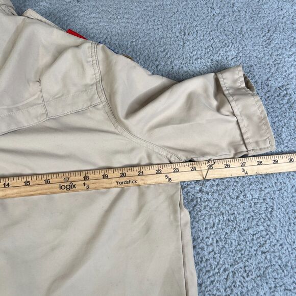 Boy Scouts Shirt Boy Large Micro Fiber Uniform Shirt BSA Polyester Calif Patches - Picture 11 of 13